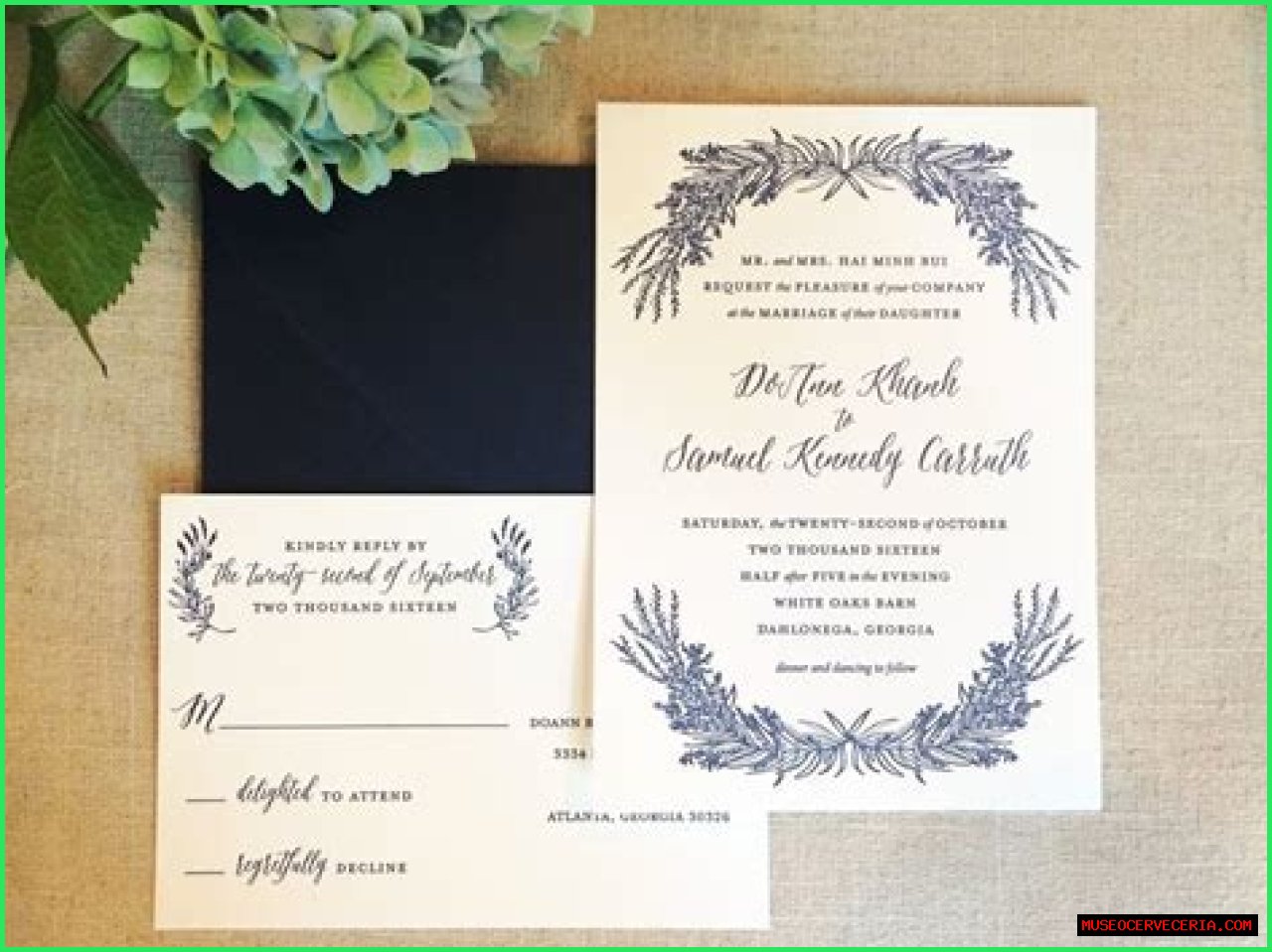 Does the bride’s name go first on wedding invitations?