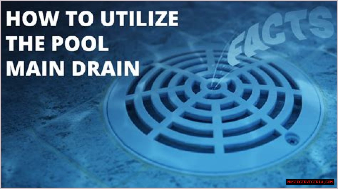 How do I unblock the main drain in my pool?