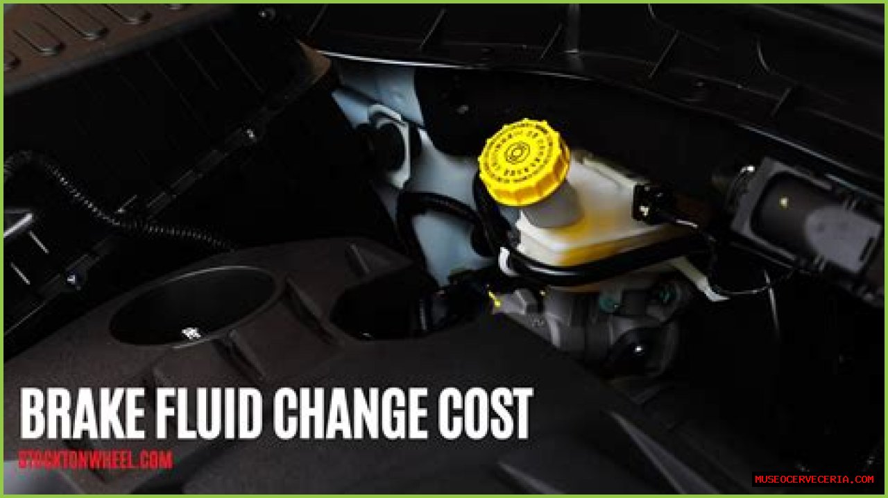 How much does a brake fluid flush cost?