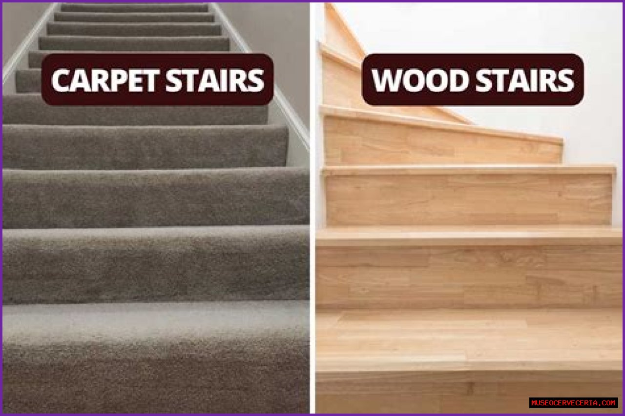 How much does it cost to change carpet stairs to wood?