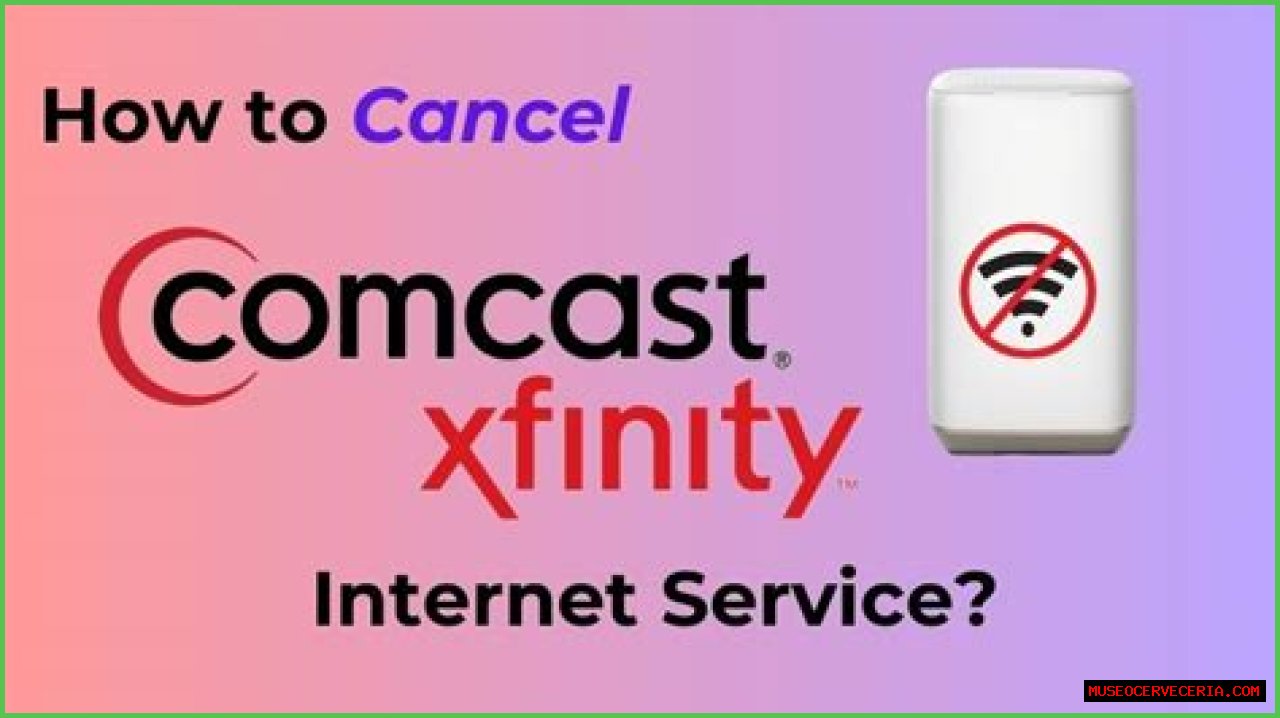How to cancel xfinity internet