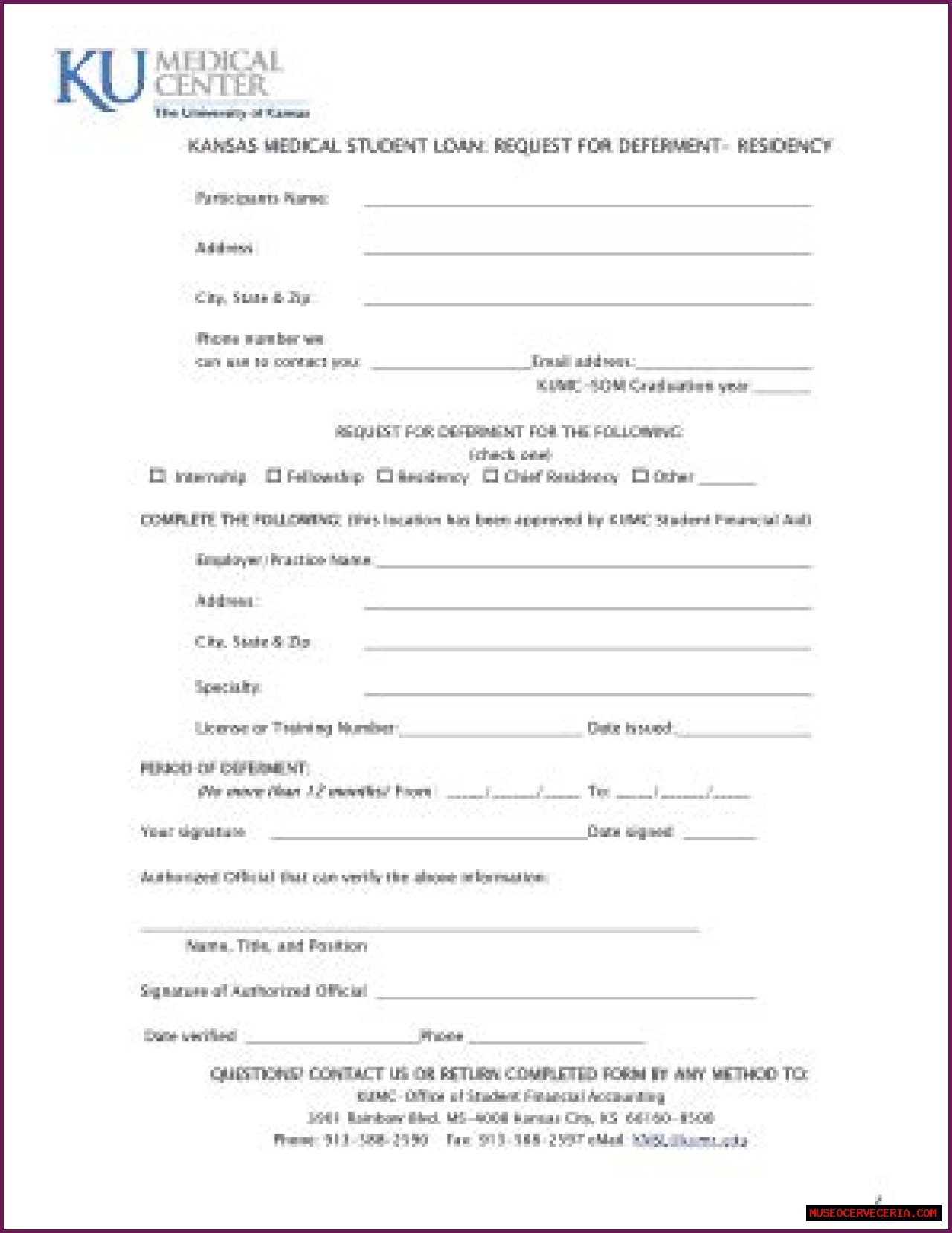 Kansas Medical Student Loan (KMSL)