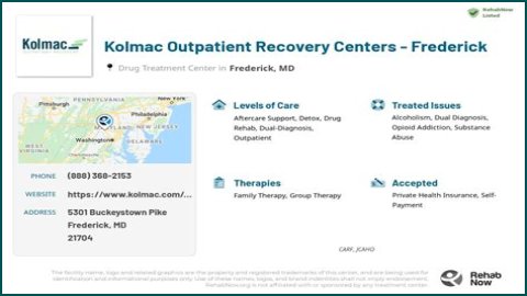 Kolmac Outpatient Recovery Centers Opens New Frederick Addiction Treatment Center
