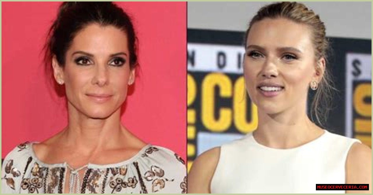 Sandra Bullock and ScarJo Lock Lips