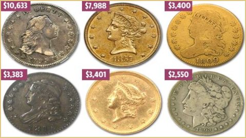 Top five coins worth between $9,000 and $144,000 - do you have one in your spare change?