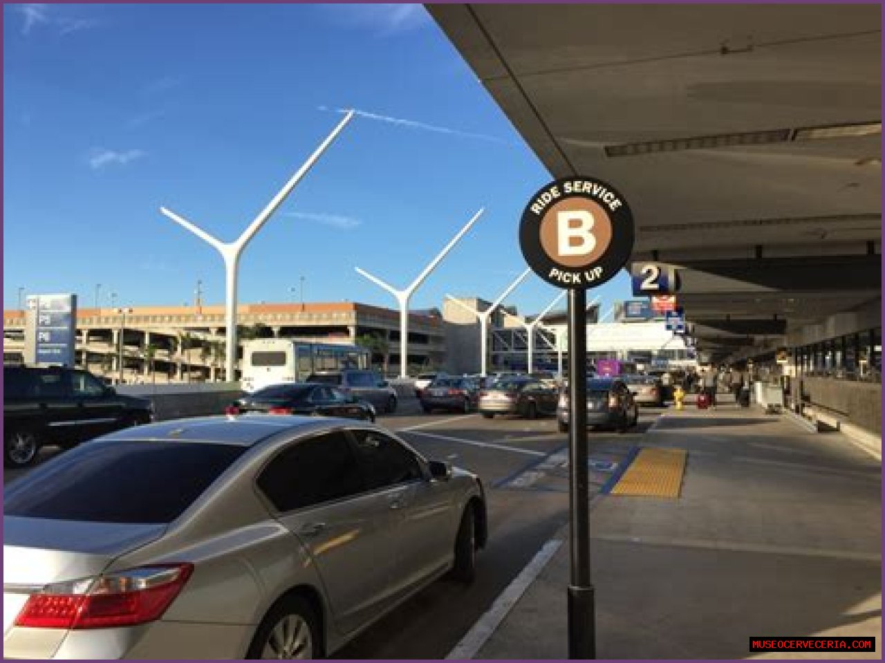 Where do I get LYFT at LAX?